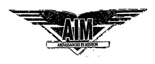 AIM AMBASSADORS IN MISSION logo