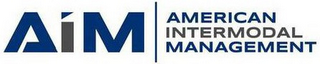 AIM AMERICAN INTERMODAL MANAGEMENT logo