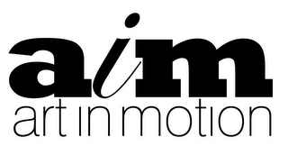 AIM ART IN MOTION logo