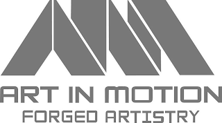 AIM ART IN MOTION FORGED ARTISTRY logo