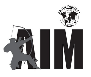 AIM BE ON TARGET logo