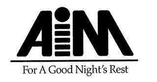 AIM FOR A GOOD NIGHT'S REST logo
