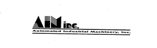 AIM INC. AUTOMATED INDUSTRIAL MACHINERY, INC. logo