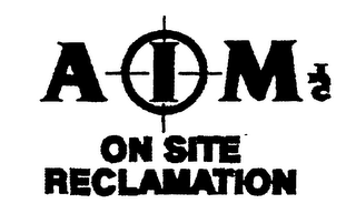 AIM INC ON SITE RECLAMATION logo