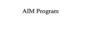 AIM PROGRAM logo