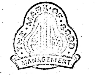 AIM THE MARK OF GOOD MANAGEMENT logo