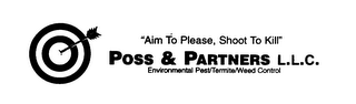 AIM TO PLEASE, SHOOT TO KILL logo