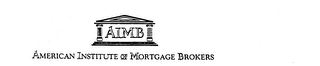 AIMB AMERICAN INSTITUTE OF MORTGAGE BROKERS logo