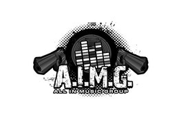 A.I.M.G. ALL IN MUSIC GROUP logo