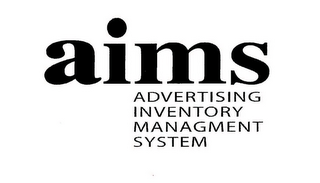 AIMS ADVERTISING INVENTORY MANAGEMENT SYSTEM logo