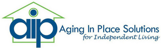 AIP AGING IN PLACE SOLUTIONS FOR INDEPENDENT LIVING logo