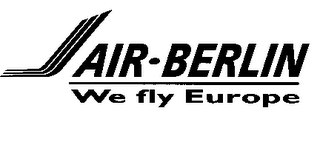 AIR BERLIN WE FLY EUROPE logo