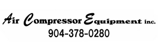 AIR COMPRESSOR EQUIPMENT INC. 904-378-0280 logo