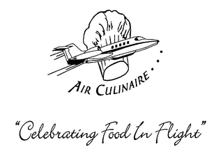 AIR CULINAIRE... "CELEBRATING FOOD IN FLIGHT" logo