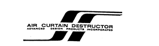 AIR CURTAIN DESTRUCTOR ADVANCED DESIGN PRODUCTS INCORPORATED logo