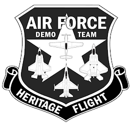 AIR FORCE DEMO TEAM HERITAGE FLIGHT logo