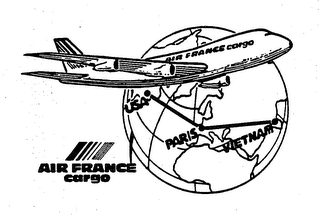 AIR FRANCE CARGO USA PARIS VIETNAM logo