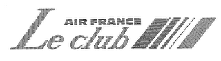 AIR FRANCE LE CLUB logo