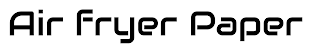 AIR FRYER PAPER logo