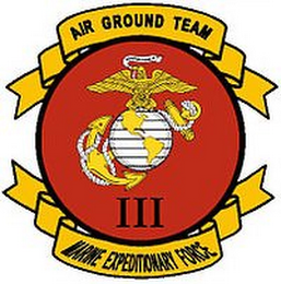 AIR GROUND TEAM III MARINE EXPEDITIONARY FORCE SEMPER FIDELIS logo