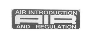 AIR INTRODUCTION AIR AND REGULATION logo
