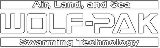 AIR, LAND, AND SEA WOLF-PAK SWARMING TECHNOLOGY logo