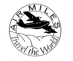 AIR MILES TRAVEL THE WORLD logo