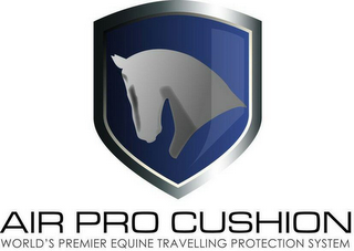 AIR PRO CUSHION WORLD'S PREMIER EQUINE TRAVELLING PROTECTION SYSTEM logo
