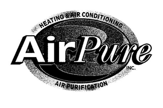 AIR PURE INC. HEATING & AIR CONDITIONING AIR PURIFICATION logo