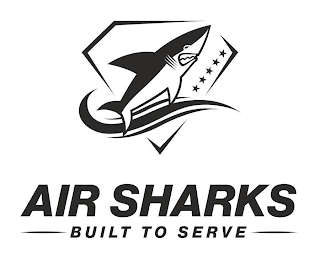 AIR SHARKS BUILT TO SERVE logo