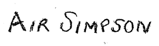 AIR SIMPSON logo