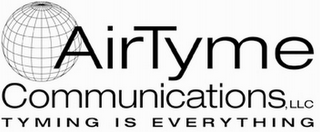 AIR TYME COMMUNICATIONS, LLC TYMING IS EVERYTHING logo