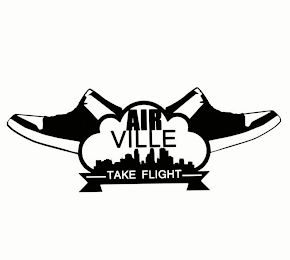 AIR VILLE TAKE FLIGHT logo