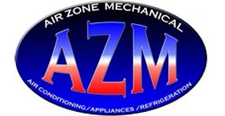 AIR ZONE MECHANICAL AZM AIR CONDITIONING / APPLIANCES / REFRIGERATION logo