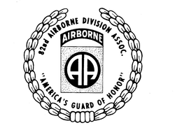 AIRBORNE AA 82ND AIRBORNE DIVISION ASSOC. "AMERICA'S GUARD OF HONOR" logo