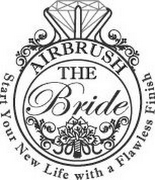 AIRBRUSH THE BRIDE START YOUR NEW LIFE WITH A FLAWLESS FINISH logo
