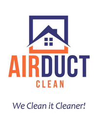 AIRDUCT CLEAN WE CLEAN IT CLEANER! logo