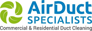 AIRDUCT SPECIALISTS COMMERCIAL & RESIDENTIAL DUCT CLEANING logo