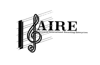 AIRE AMERICAN INTERNATIONAL RECORDING ENTERPRISES logo