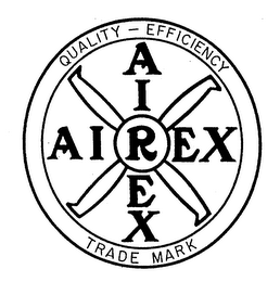 AIREX QUALITY - EFFICIENCY TRADE MARK logo