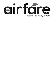 AIRFARE PLANE. HEALTHY. FOOD logo