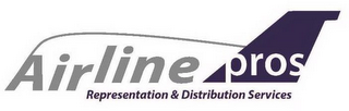 AIRLINE PROS REPRESENTATION & DISTRIBUTION SERVICES logo