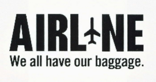 AIRLINE WE ALL HAVE OUR BAGGAGE. logo