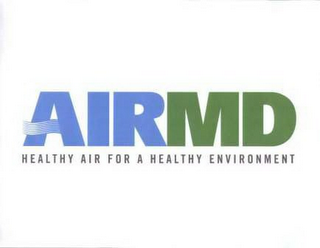 AIRMD HEALTHY AIR FOR A HEALTHY ENVIRONMENT logo