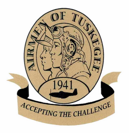 AIRMEN OF TUSKEGEE 1941 ACCEPTING THE CHALLENGE logo