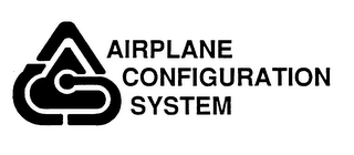 AIRPLANE CONFIGURATION SYSTEM logo