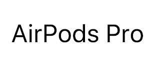 AIRPODS PRO logo