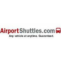 AIRPORTSHUTTLES.COM ANY VEHICLE AT ANY TIME.  GUARANTEED. logo