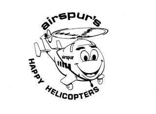 AIRSPUR'S HAPPY HELICOPTERS AIRSPUR logo