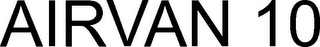 AIRVAN 10 logo